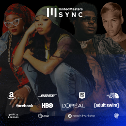 United Masters Artists Amira Unplugged, Anycia, BigXThaPlug, Ekkstacy syncs with Brand logos 